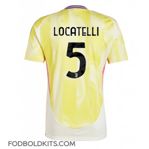 Juventus Manuel Locatelli #5 Udebanetrøje 2024-25 Kortærmet